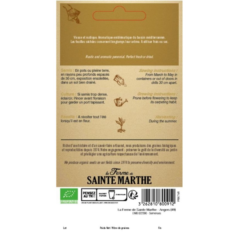 Pois Nain Mange tout - Semences reproductibles bio