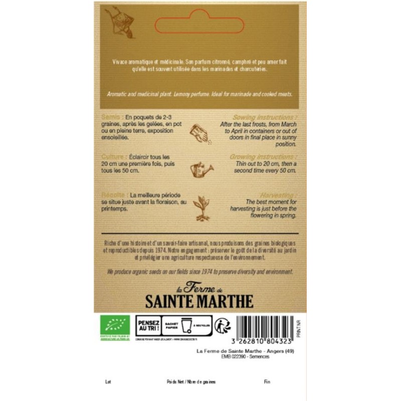 Pois Nain Mange tout - Semences reproductibles bio