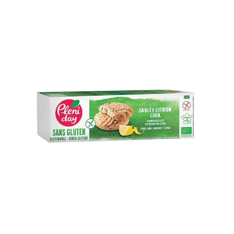 Sablés Citron Chia Sans Gluten Bio
