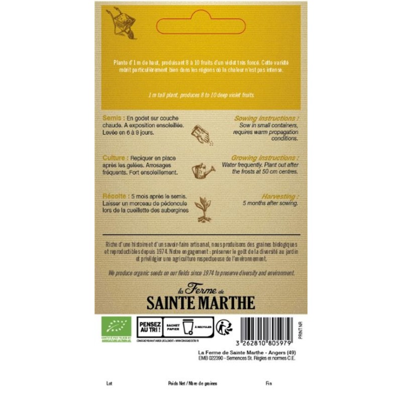 TOMATE Noire de Crimée AB  - Semences reproductibles bio