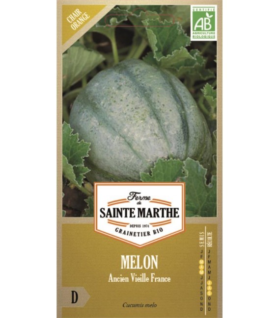 MELON Ancien Vieille France AB - Semences reproductibles bio