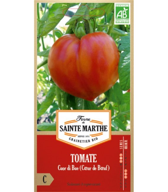 TOMATE Cuor di Bue (Coeur de Boeuf) AB - Semences reproductibles bio