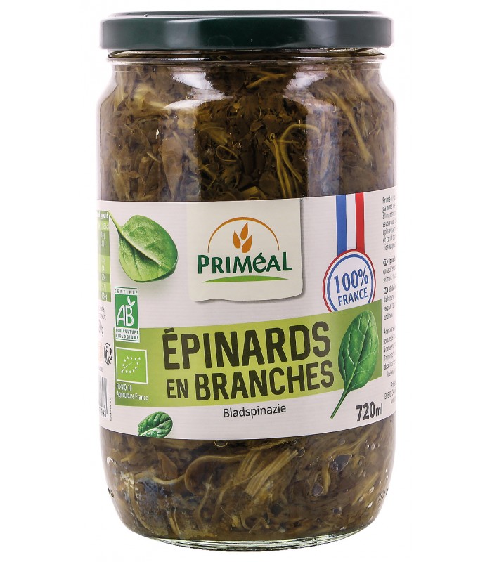 Epinards bio en branches CARREFOUR BIO