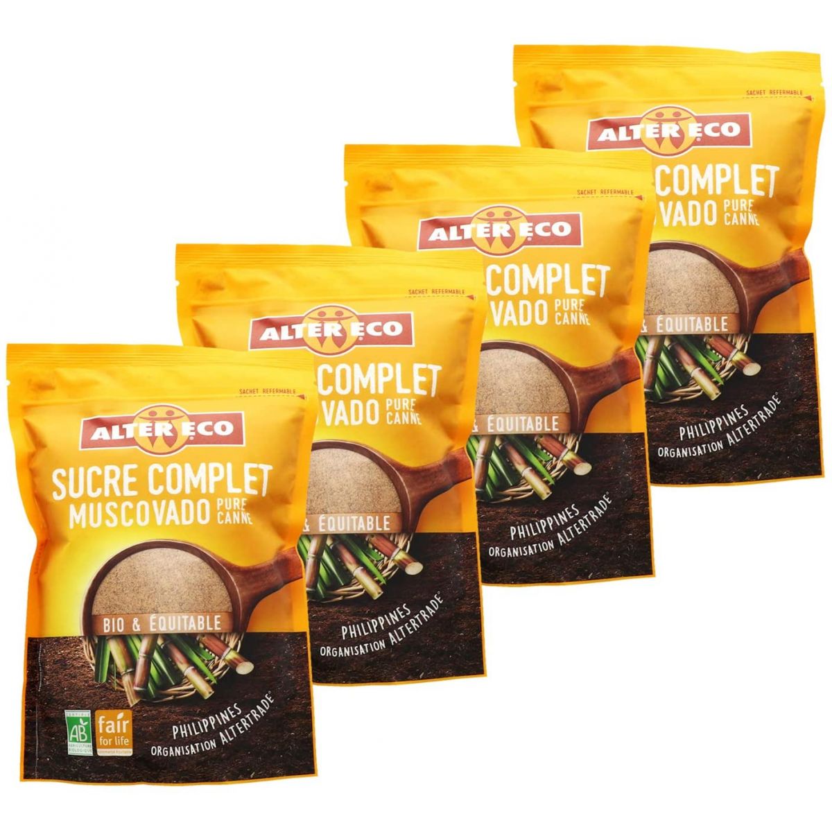 Sucre de canne complet Bio 300 g Patisdécor Bio