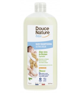 Bain shampooing ultra doux sans sulfates, hypoallergénique