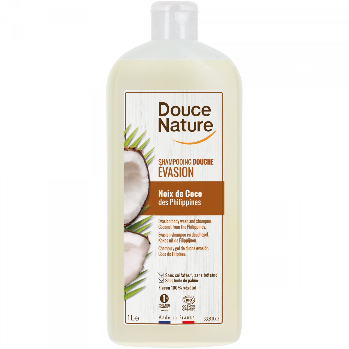 Gel douche surgras au beurre de karité 1L - Douce Nature peaux