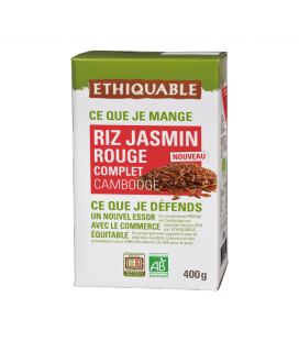 Riz Jasmin Rouge Complet du Cambodge bio & équitable