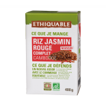 Riz Jasmin Rouge Complet du Cambodge bio & équitable