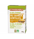 Riz - Quinoa - Lentilles corail et jaunes bio & équitable