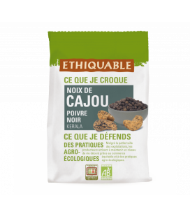DATE PROCHE - Noix de Cajou Poivre Noir bio & équitable