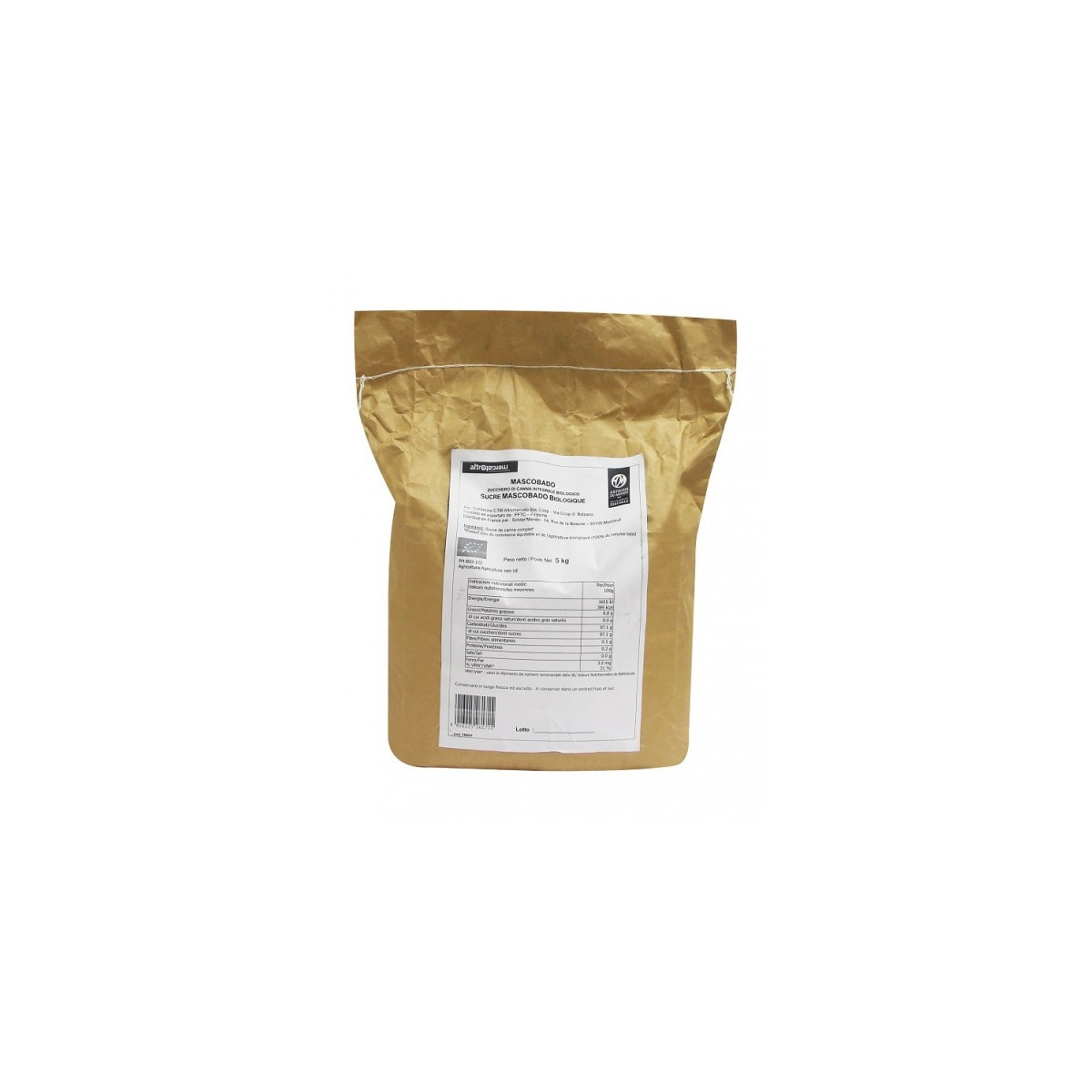 Sucre de coco bio 12,5 kg - Artisans du monde