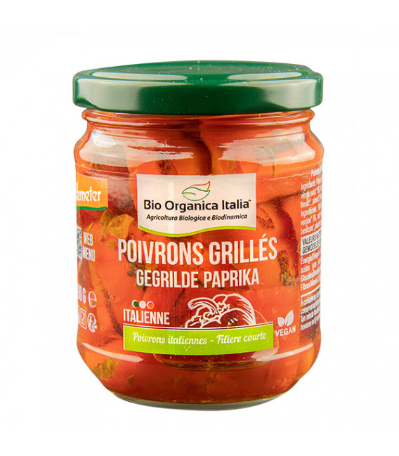 Poivrons Grillés Demeter Bio et Vegan