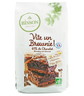 PROMO - Vite Un Brownie ! 61 % de chocolat bio et équitable