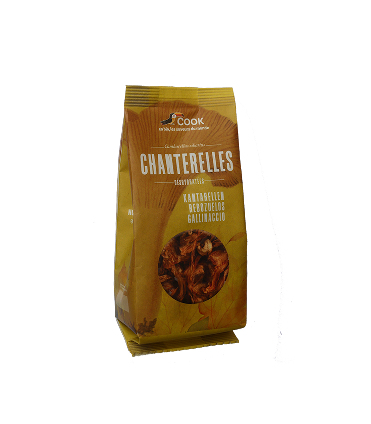 Chanterelle ou Girole Déshydratés bio