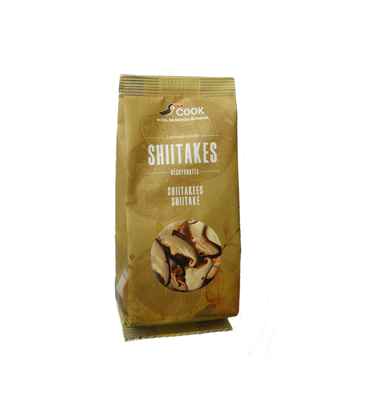 Shiitake Déshydratés bio