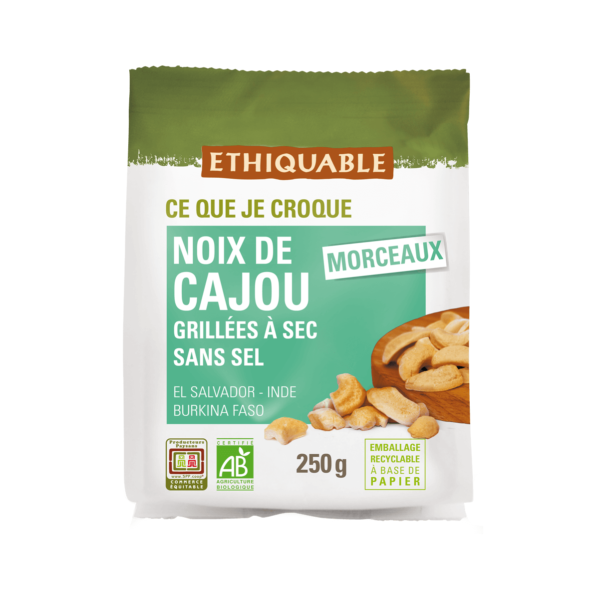 Noix de Cajou non Salées 200g