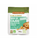 DATE PROCHE - Noix de Cajou grillées à sec SANS SEL bio & équitable