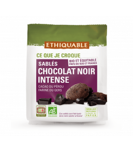 DATE DÉPASSÉE - Sablés Chocolat Noir Intense bio & équitable
