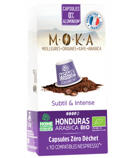 PROMO - Capsules biodégradables de café Arabica Bio HONDURAS x10