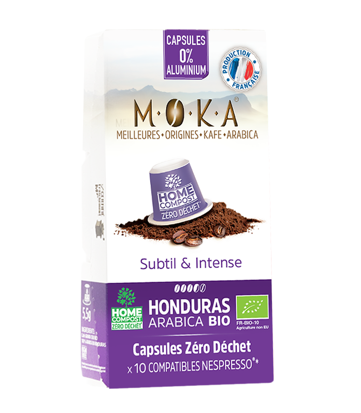 Capsules biodégradables de café Arabica Bio HONDURAS x10