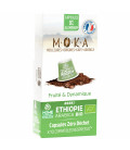 Capsules biodégradables de café Arabica Bio ETHIOPIE x10