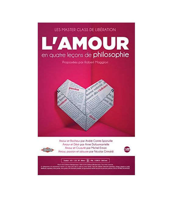 Les Master Class de Liberation L'amour en 4 Lecons de Philopsophie-2 DVD (neuf)