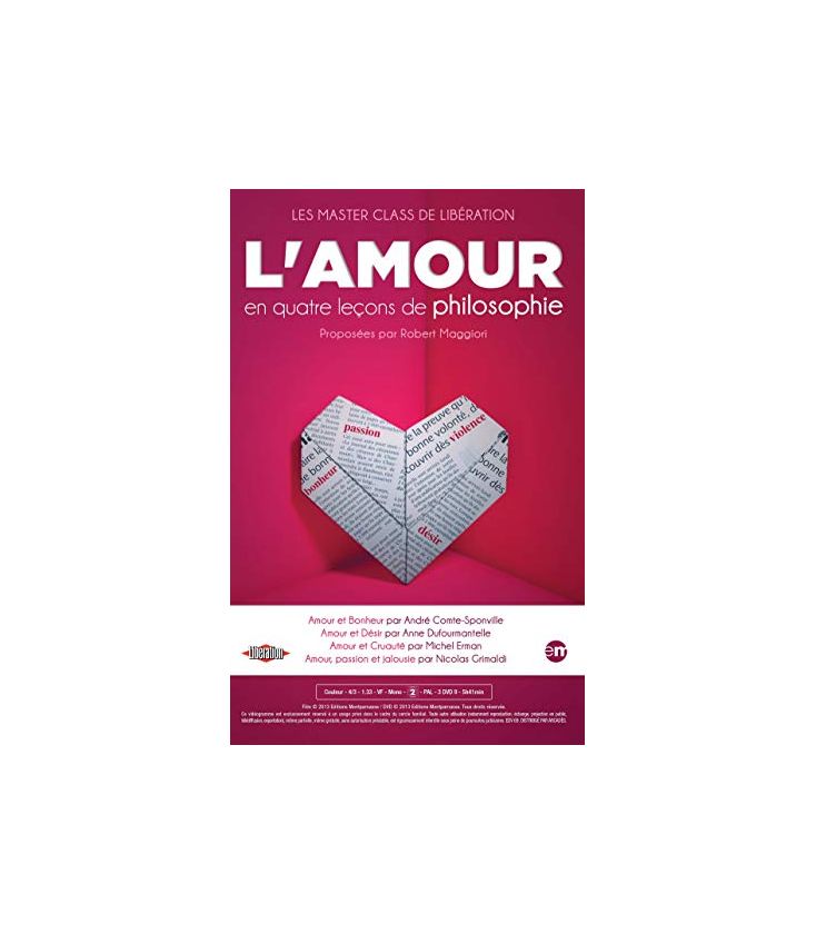 Les Master Class de Liberation L'amour en 4 Lecons de Philopsophie-2 DVD (neuf)