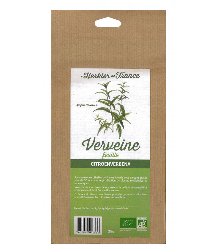 Verveine, Feuille Bio