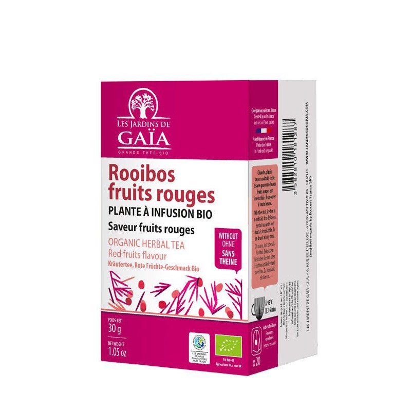 Rooibos Fruits rouges - Afrique du Sud  bio & équitable