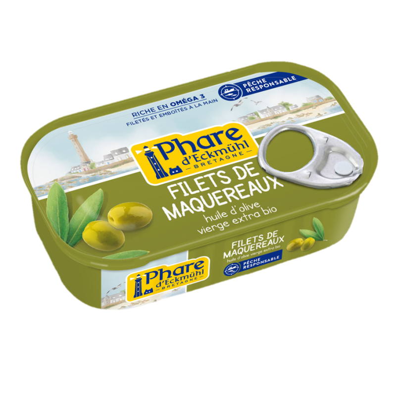 Filets de maquereaux marinés au citron et au basilic -50% DE SEL