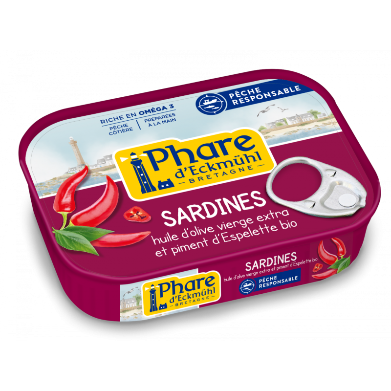 Sardines au piment d'Espelette bio