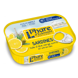 Sardines au citron et à l'huile d'olive vierge extra bio