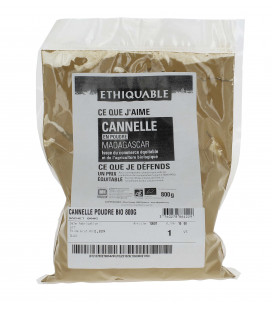 Sac de cannelle en poudre de Madagascar bio & équitable 800 g