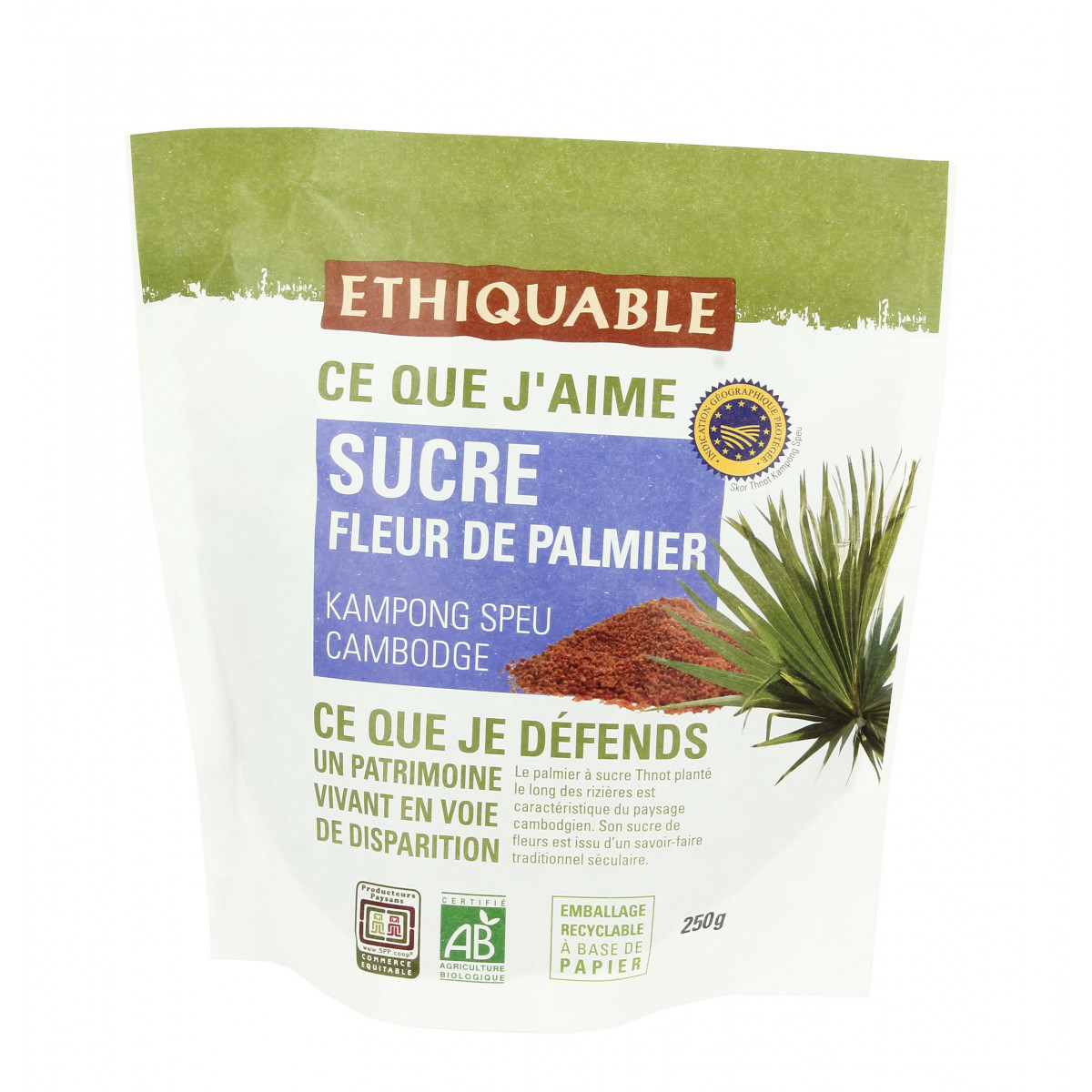 Sucre de fleur de coco (250g) – Au Gramme Près