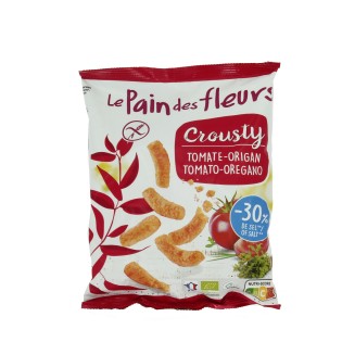 Crousty Tomate - Origan -30% sel bio et vegan