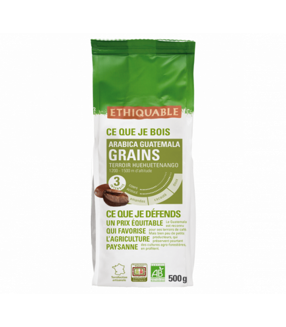 Café Guatemala GRAINS bio & équitable - 500 g