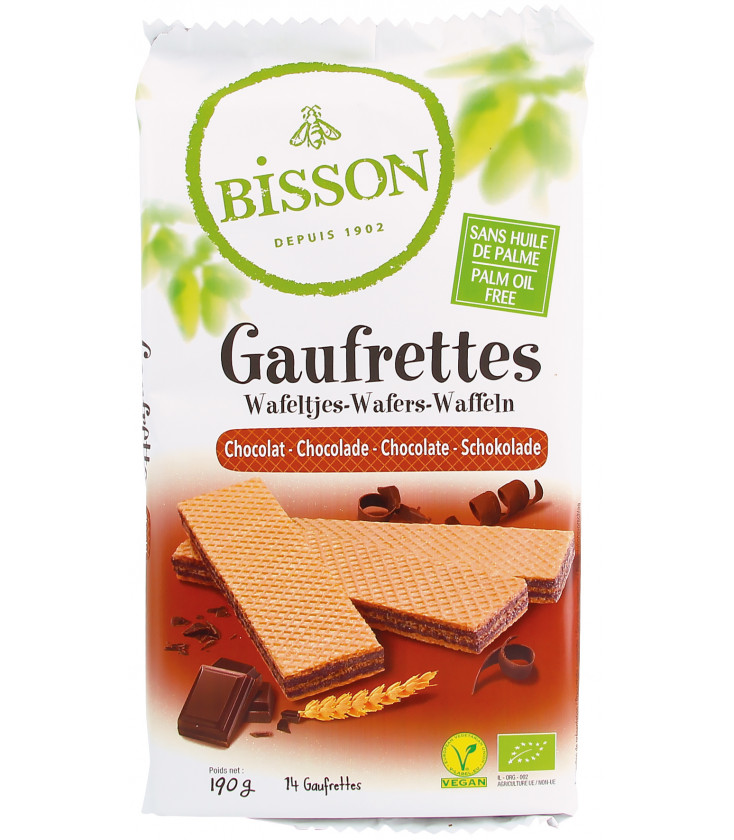 Gaufrettes Chocolat Bio