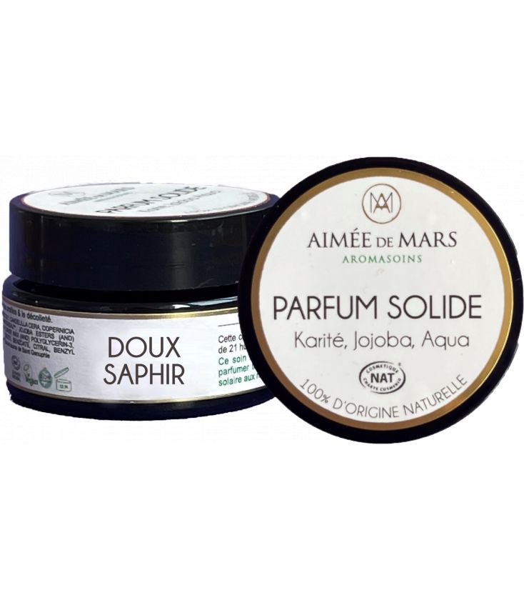 Parfum Solide DOUX SAPHIR - Cosmos Natural