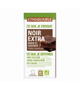 Chocolat Noir Extra bio & équitable