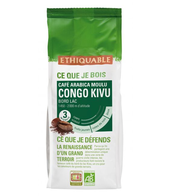 Café Congo MOULU bio & équitable