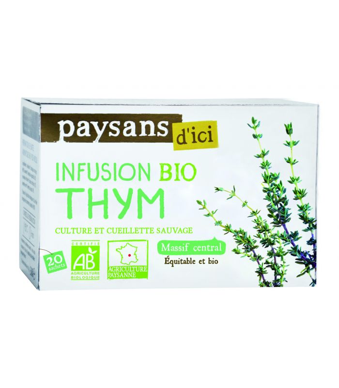 Infusion Thym Massif Central bio & équitable - 30 g