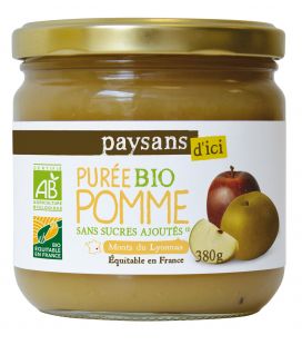 Purée Pomme bio et équitable