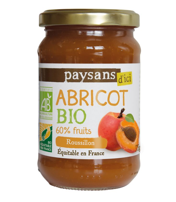 Confiture extra Abricot bio & équitable