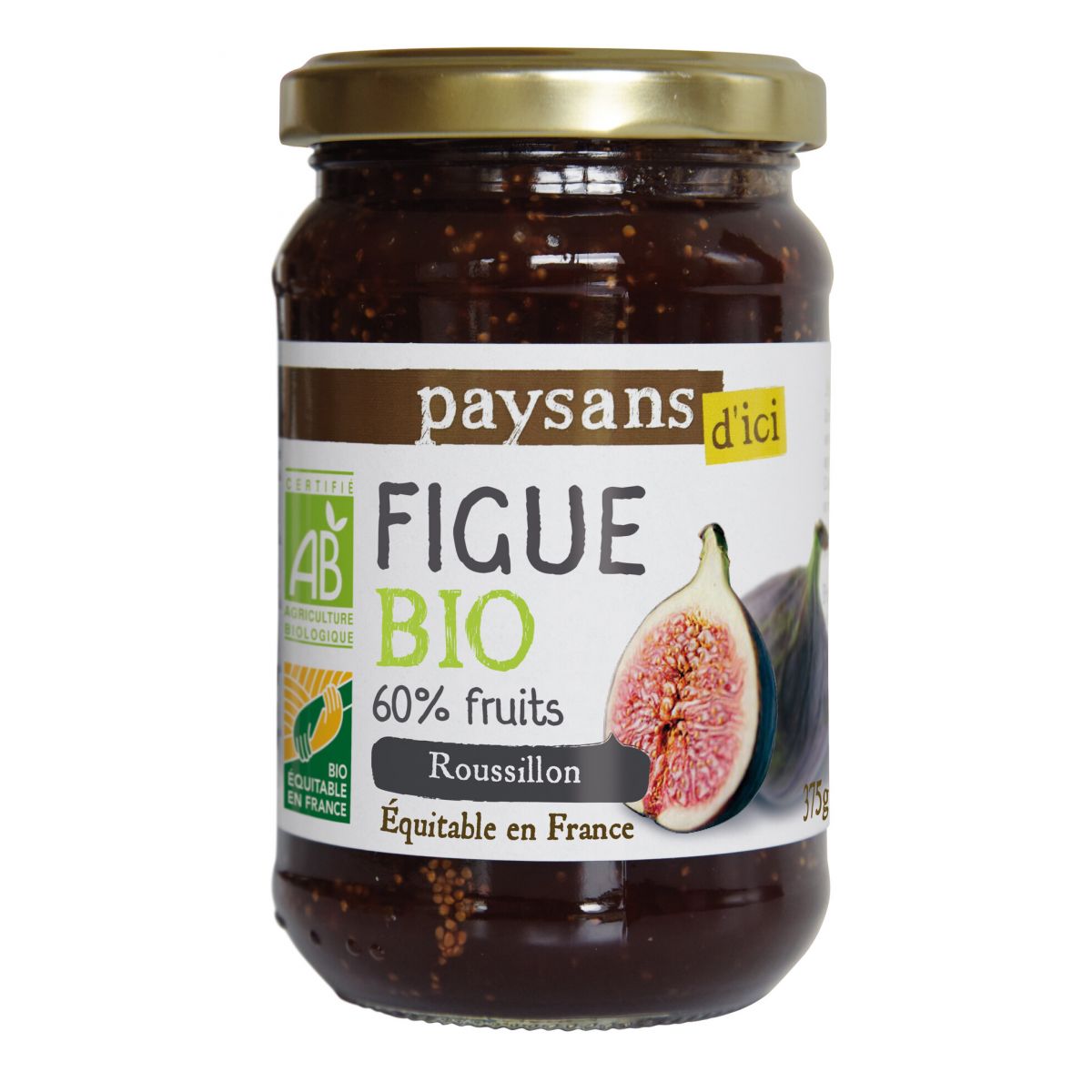 Confiture extra Figue bio & équitable - 375 g