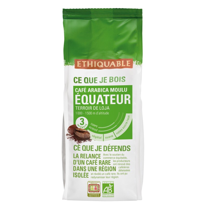 Café Équateur MOULU bio & équitable - 250 g