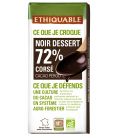 Chocolat Noir Dessert Corsé 72% de Cacao Pérou bio & équitable
