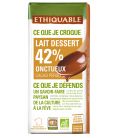 Chocolat Lait Dessert Onctueux 42% de Cacao Pérou bio & équitable