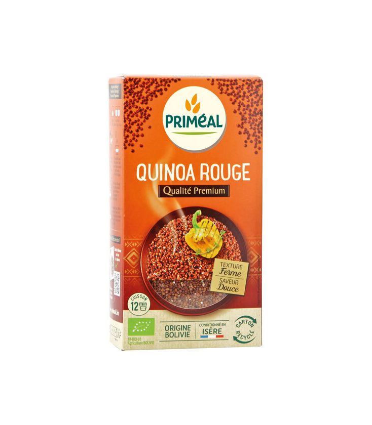 Quinoa rouge bio, vegan et sans gluten