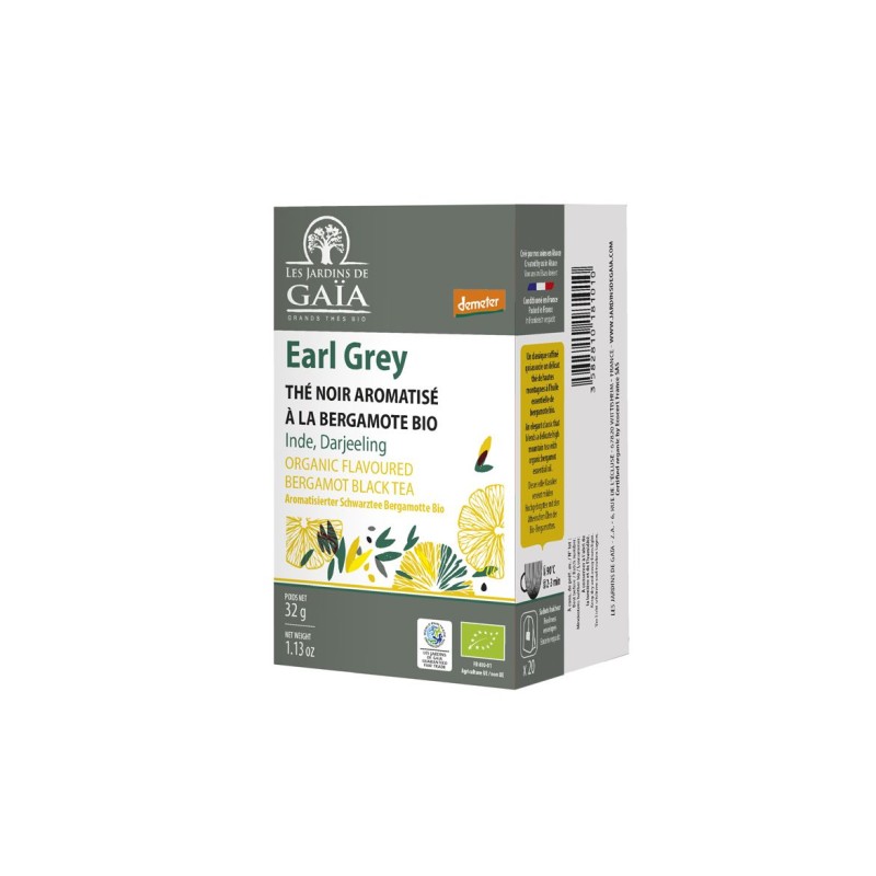 Earl Grey - Thé noir à la Bergamote bio & demeter & équitable