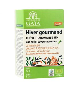 Hiver Gourmand - Thé Vert aromatisé - Agrumes, cannelle bio & demeter & équitable